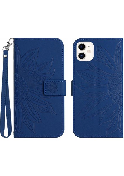 Kart Yuvaları ile iphone 11 Için Kılıf Tutucu Flip Cüzdan Telefon Kılıfı Kısa Pu (Yurt Dışından)