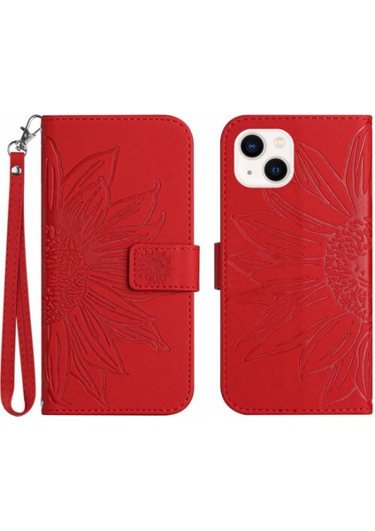 Iphone 15 Için Kılıf Lüks Pu Deri Çevir Cüzdan Telefon Kılıfı ile Kart (Yurt Dışından)