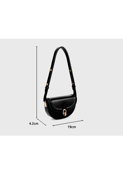 High-End Popüler Eyer Çantası Küçük Çanta 2024 Yeni Moda Moda Çok Yönlü Kadın Çantası Koltuk Altı Omuz Çantası Crossbody Çanta (Yurt Dışından)
