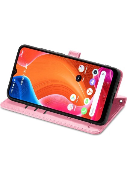 Realme C20 Için Kılıf Deri Kılıf Kısa Kayış Karikatür Hayvanlar Darbeye (Yurt Dışından)