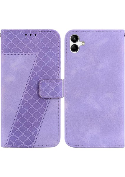 Samsung Galaxy A04E Için Telefon Kılıfı Pu Deri Flip Folio Kapak Kart Yuvası (Yurt Dışından)