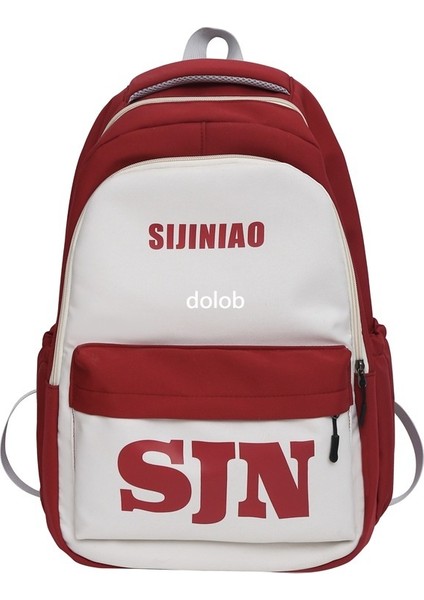 Japon Ins Renk Eşleştirme Okul Çantası Ortaokul Kız Üniversite Öğrencileri Hafif Büyük Kapasiteli Sırt Çantası Lise Öğrencileri Yük Azaltıcı Sırt Çantası (Yurt Dışından)