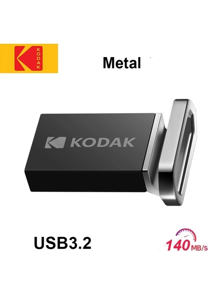 K133 Süper Hızlı 3.2 140Mbs Gen1 128Gb.Orjinal Mini Usb Flash Bellek Ultra Hızlı