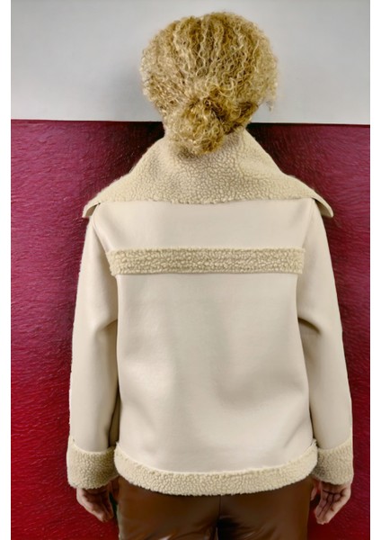 Yagmur Beren Içi Komple Peluş Ithal Deri Mont modelleri