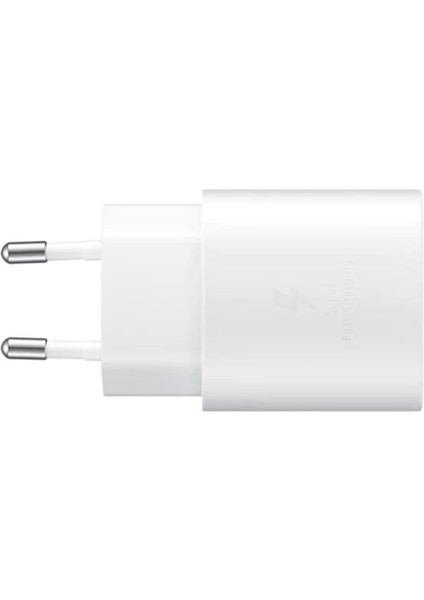Galaxy A71 Için EP-TA800X Tip-C 25W Hızlı Şarj Başlığı + USB Tip-C Kablo