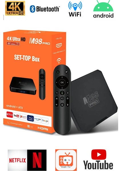 5g Android Box | 4K Tv Box Media Oynatıcı | Tv Box | Android Tv Box | Android Box | Android Tv Stick | Tv Box 4K | Medya Oynatıcı | Wifi ile Kurulum | modelleri