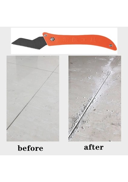 1 Bıçak Stili ile 1 Set Tungsten Çelik Kanca Bıçak Profesyonel Seramik Karo Boşluk Harç Sökücü Eski Harç Temizleme Temizleyici Inşaat El Alet Takımı (Yurt Dışından) fırsatları
