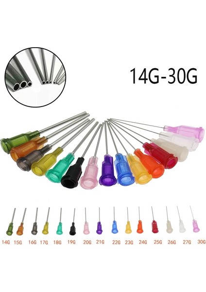 27G Şeffaf Stil mm Hassas Uçlar Sıvı Dağıtıcı Şırınga Iğneleri Uçlar G -30G Gösterge Uçları Tutkal Dağıtımı (Yurt Dışından)