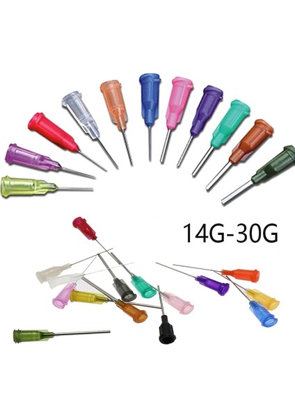 22G Mavi Tarzı mm Hassas Uçlar Sıvı Dağıtıcı Şırınga Iğneleri Uçlar G -30G Gösterge Uçları Tutkal Dağıtımı (Yurt Dışından)