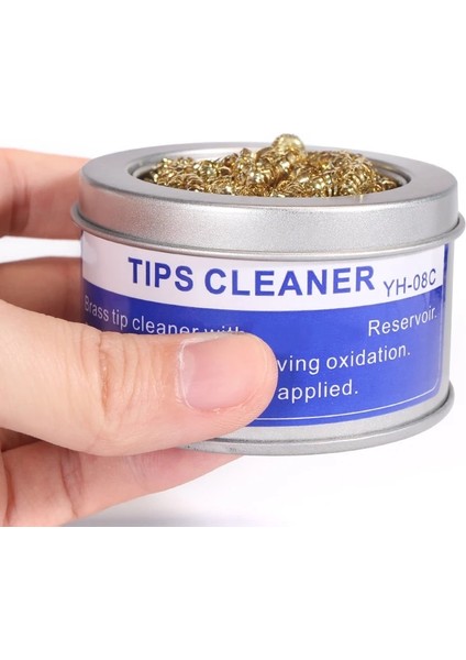 08C Tarzı Yıhua 08B 08C Isteğe Bağlı Koruma Havya Ipuçları Temizleme Topu Temizleme Memesi Ucu Bakır Tel Temizleme Topu (Yurt Dışından)