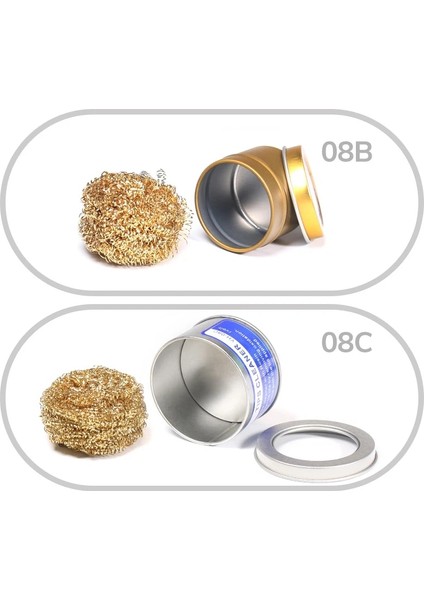 08C Tarzı Yıhua 08B 08C Isteğe Bağlı Koruma Havya Ipuçları Temizleme Topu Temizleme Memesi Ucu Bakır Tel Temizleme Topu (Yurt Dışından) modelleri