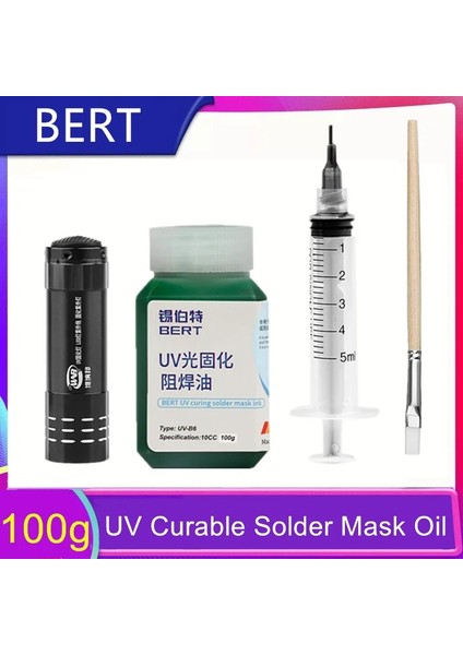 Turuncu Tarzı 100 Gram Bert 100G Uv Işığa Duyarlı Iyileştirilebilir Lehim Maskesi Mürekkep Korozif Arkı Önler Bga Pcb Smd Devre Tamir Kaynak Boya Yağı (Yurt Dışından) fiyatları