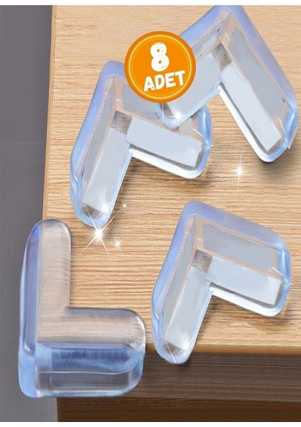 Silikon Köşe Koruyucu 8 Adet