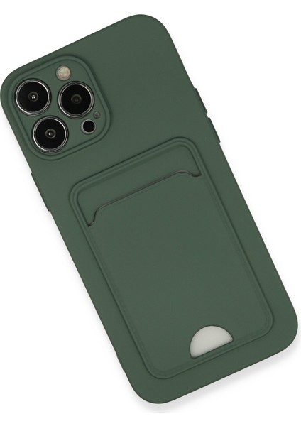 Iphone 13 Pro Max Kılıf Kelvin Kartvizitli Silikon - Koyu Yeşil 300099 modelleri