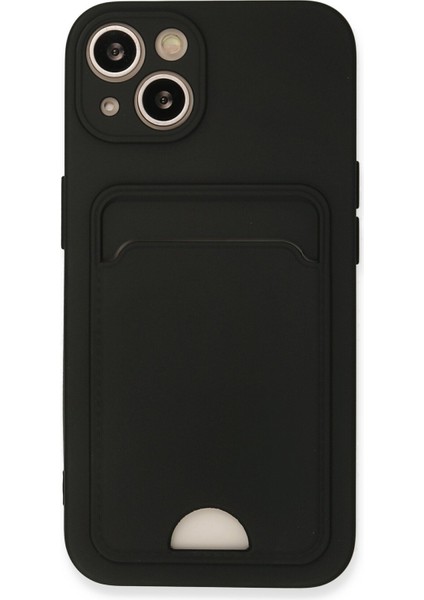 Iphone 13 Kılıf Kelvin Kartvizitli Silikon - Siyah 300099