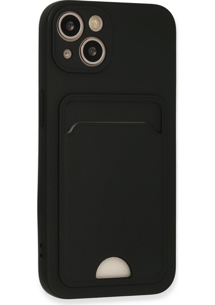 Iphone 13 Kılıf Kelvin Kartvizitli Silikon - Siyah 300099