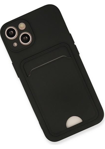 Iphone 13 Kılıf Kelvin Kartvizitli Silikon - Siyah 300099