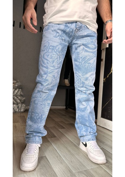 Mixxed Patern Baggy Jeans fiyatları