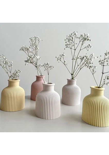 Cabaga Dekoratif Beyaz Sarı Vazo fiyatları