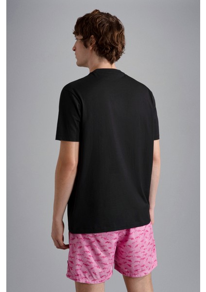 Erkek Marka Logolu Pamuklu Normal Kalıp Günlük Haki T-Shirt 24411064-011 modelleri