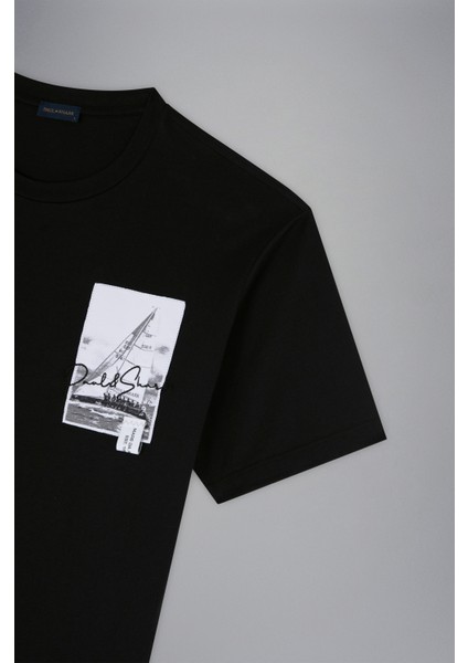 Erkek Marka Logolu Pamuklu Normal Kalıp Günlük Haki T-Shirt 24411064-011 fırsatları