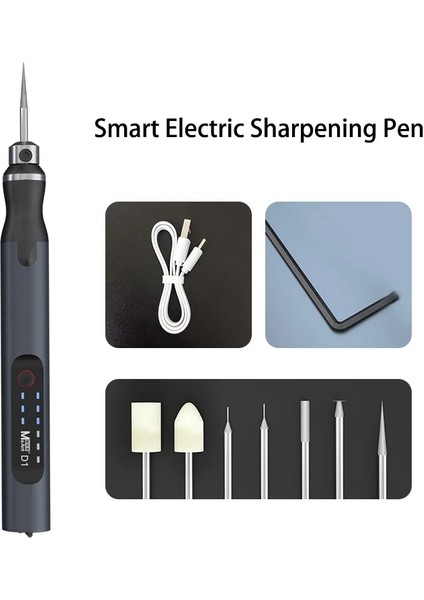 Sg-02 Tarzı Maant D1 Akıllı Elektrikli Parlatma Makinesi Bileme Mini Oyma Alet Takımı Dıy Yeşim Gravür Taşlama Kalem Pcb Kesme Aleti (Yurt Dışından)
