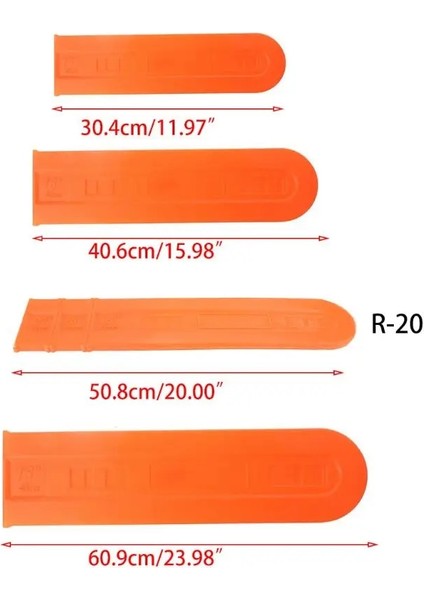 Siyah 40,6cm Tarzı Motorlu Testere Çubuğu Koruyucu Kapak Kın Koruyucu Evrensel Kılavuz M68E (Yurt Dışından) fiyatları