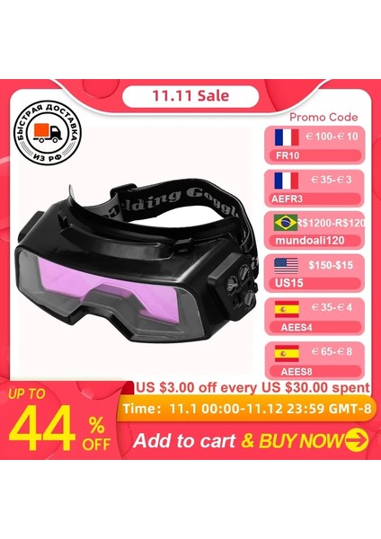 Mingjin Shop 1 Type4 Stili Yeni Otomatik Kararan Kaynak Gözlükleri Maske Kaynak Kapağı Tıg Mıg Mma Profesyonel Kaynak Gözlükleri Kaynak Ekipmanları (Yurt Dışından)