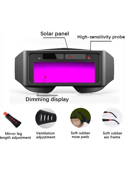 Gerçek Renk Stili Otomatik Karartma Kaynak Gözlükleri Argon Ark Kaynak Güneş Gözlüğü Kaynakçılar Için Özel Parlama Önleyici Gözlük Araçları Otomatik Karartma (Yurt Dışından) fırsatları
