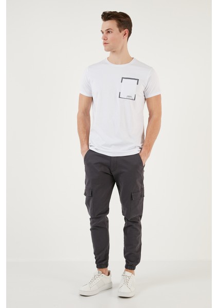 Bisiklet Yaka % 100 Pamuklu Slim Fit T Shirt Erkek T Shirt 541REWORK modelleri