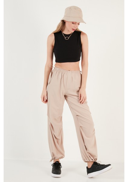 Pamuklu Bisiklet Yaka Dar Kesim Crop Atlet Bayan Atlet 5865259 fiyatları