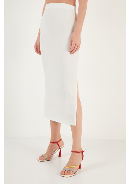 Slim Fit Ip Askılı Yırtmaçlı Takım Bayan Takım 5865278 fırsatları