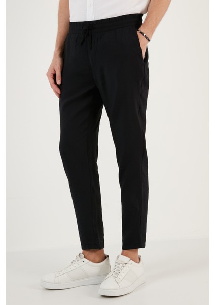 Elastik Bel Bantlı Cepli Regular Fit Pantolon Erkek Pantolon CF24S617952 modelleri