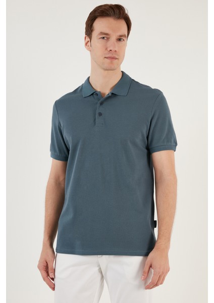 % 100 Pamuk Regular Fit Düğmeli Polo Yaka T Shirt Erkek Polo Yaka T Shirt 5902127 modelleri