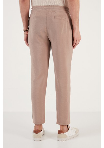Elastik Bel Bantlı Cepli Regular Fit Pantolon Erkek Pantolon CF24S617952