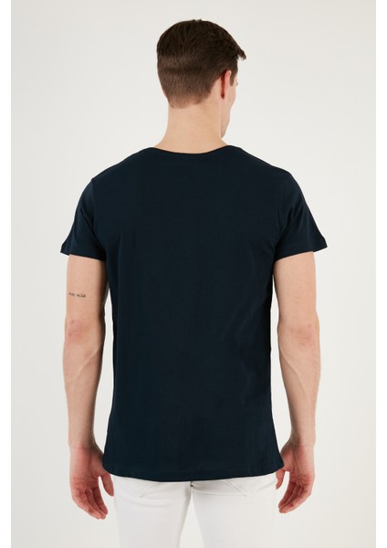 Pamuklu Slim Fit Bisiklet Yaka T Shirt Erkek T Shirt 541PERSPECTIVE indirimleri