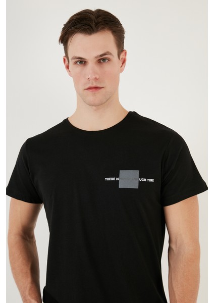 Bisiklet Yaka % 100 Pamuk Slim Fit T Shirt Erkek T Shirt 541THERE fırsatları