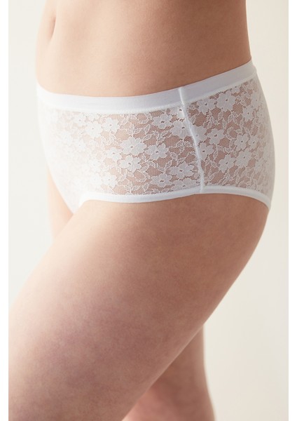Lacy Dream Kırık Beyaz Hipster Külot