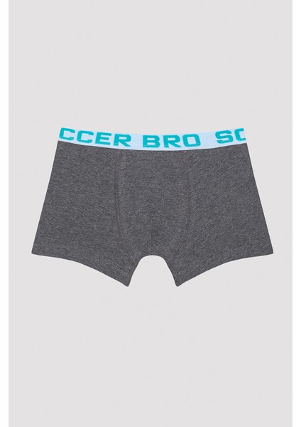Erkek Çocuk Soccer Bro Çok Renkli 2li Boxer
