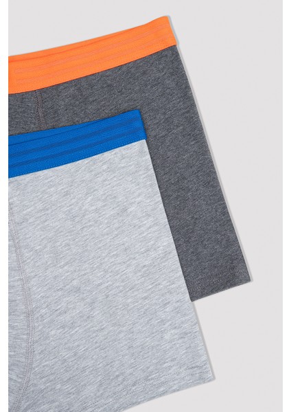 Erkek Orange Tape Çok Renkli 2li Boxer fırsatları