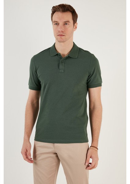 Pamuklu Regular Fit Düğmeli Polo Yaka T Shirt Erkek Polo Yaka T Shirt 5902739 modelleri