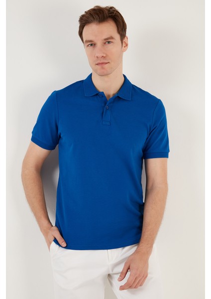 Pamuklu Regular Fit Düğmeli Polo Yaka T Shirt Erkek Polo Yaka T Shirt 5902739 modelleri