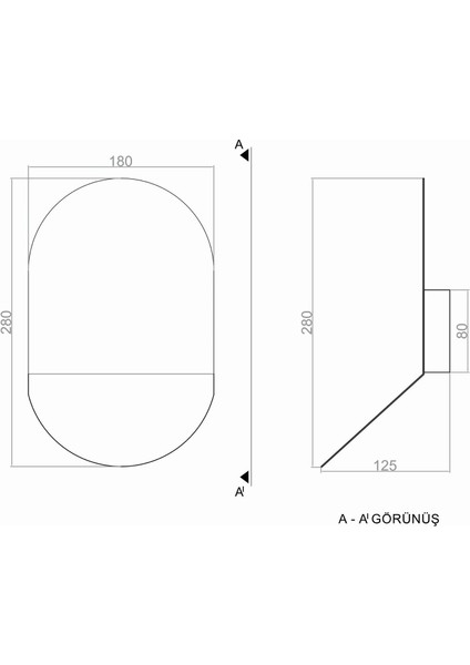 Wallvox LED Duvar Aplik 35CM