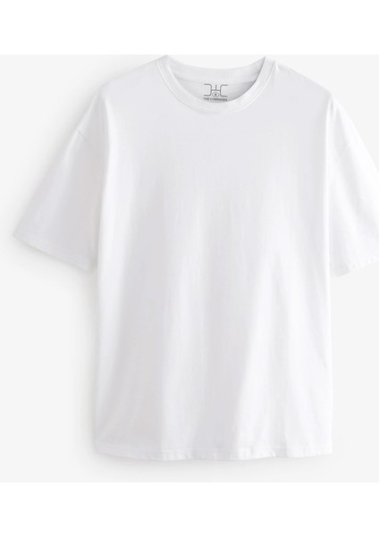 Kısa Kollu Oversize Erkek T-Shirt Pamuk