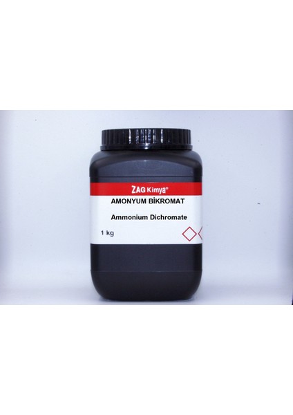 Amonyum Bikromat %95-97 (Teknik Kalite) - 1 kg