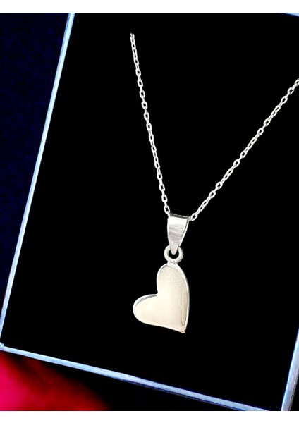 Alâ Silver Jewellery Kalp Tasarım Parlak 925 Ayar Gümüş Kolye fiyatları