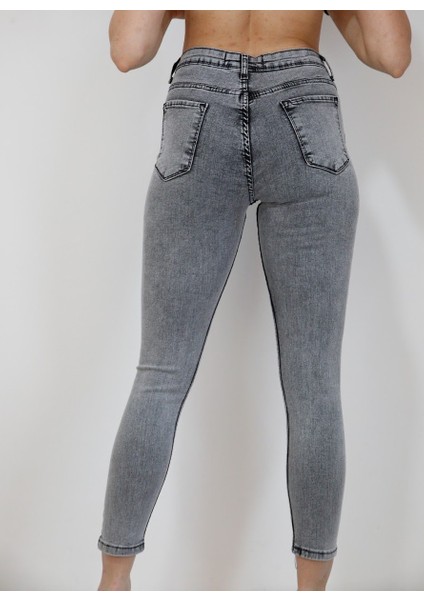 Yüksek Bel Dar Paça Kot Pantolon modelleri