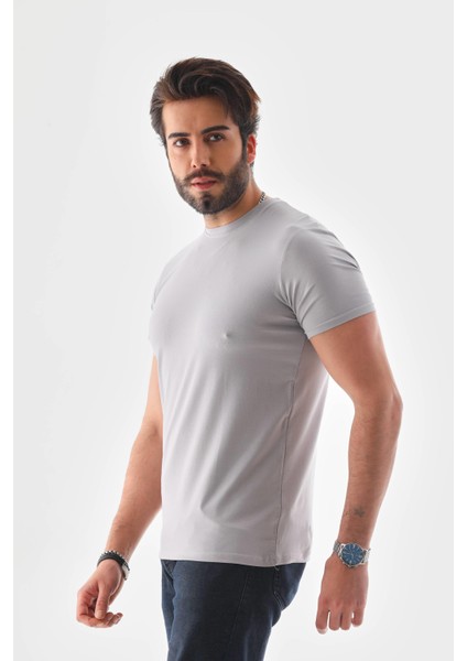 Adrıan Gri T-Shirt