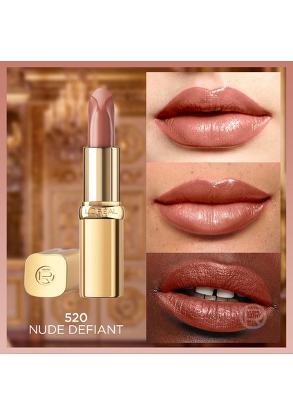 L'oréal Paris Color Riche Saten Bitişli Ruj - 520 Nude Defiant