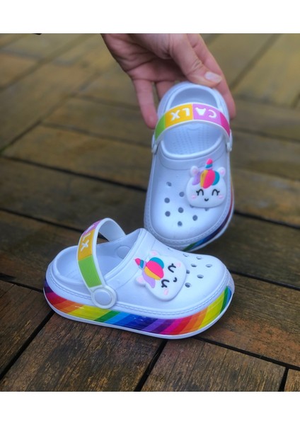 Kız Çocuk Crocks Kaydırmaz Taban Sandalet - Terlik , Kreş ve Anaokulu Için Uygun ,deniz Havuz Terliği fiyatları